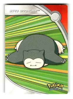 2000 Topps Pokemon Trading Card HV14 #142 Snorlax LP - Image 1