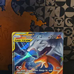 Reshiram & Charizard GX 20/214 Unbroken Bonds Ultra Rare Holo Pokemon Card NM - Image 2
