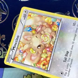 Minccino (Holo) Legendary Treasures RC18/RC25 Pokemon Card NM - Image 3