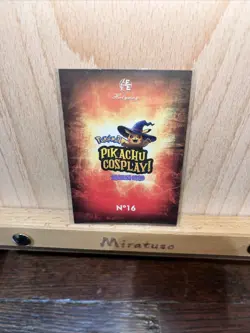 POKEMON PIKACHU COSPLAY! -* MINECRAFT - NO. 17 * BOX HIT* TEXTURED CARD - Image 2