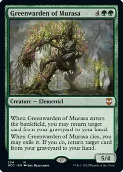 MTG - Greenwarden of Murasa - - Light Play - Normal - Image 1