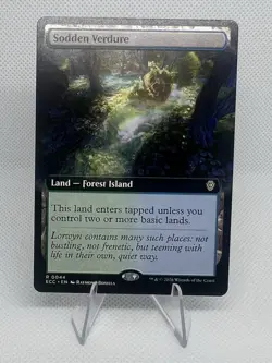 Sodden Verdure (Extended Art) 0044 (R) MTG Lorwyn Eclipsed ECL NM - Image 1