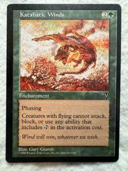 MTG - Katabatic Winds - Visions #109 - MP - Rare - EN - Regular - Image 1
