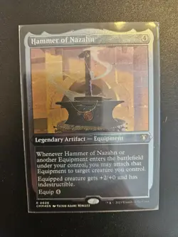 Foil - Hammer of Nazahn (Foil Etched) - 606 / NM / English MTG - Image 1