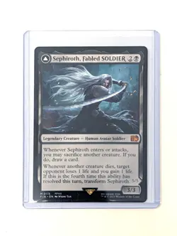 MTG Sephiroth, Fabled SOLDIER Final Fantasy Regular Non-Foil Final Fantasy #115 - Image 1