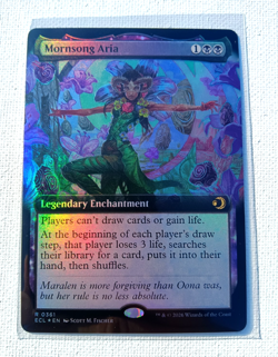 Mornsong Aria (Extended Art) (Foil) Magic the Gathering: Lorwyn Eclipsed 0361 NM - Image 2