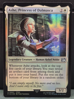 Ashe, Princess of Dalmasca MTG Final Fantasy NM Uncommon U 0007 FFXII Foil FIN - Image 1