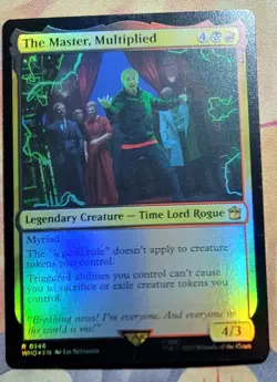 The Master, Multiplied (Foil) MTG Universes Beyond: Doctor Who (WHO) (NM) - Image 1