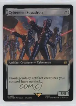 Extended Art - Cybermen Squadron Foil Magic: Universes Beyond: Doctor Who #0457 - Image 1