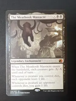 MTG The Meathook Massacre - Innistrad: Midnight Hunt - LIGHTLY PLAYED - Image 1