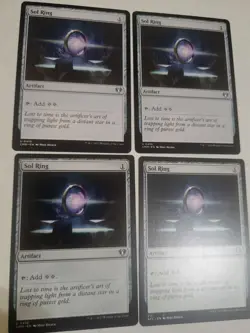 MTG 4X SOL RING FREE SHIPPING MINT! - Image 1
