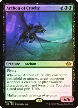 Archon of Cruelty Foil Modern Horizons 2 NM MTG - Image 1