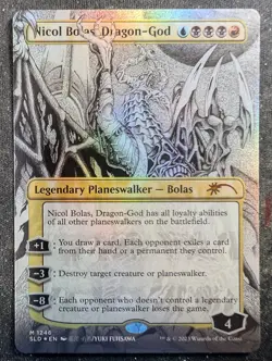 Nicol Bolas, Dragon-God - Foil Borderless - Secret Lair (MTG) - Image 1