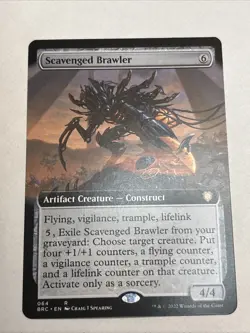 Scavenged Brawler (Extended Art) Commander: the Brothers' War Regular - Image 1
