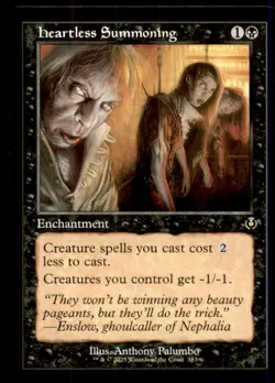 Heartless Summoning LP Light Play Revised Edition MTG [12547] - Image 1