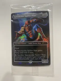 Magic The Gathering Spectacular Spider-Man (Borderless) Media Promos Foil - Image 1