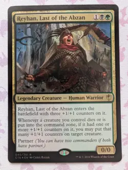 Reyhan, Last of the Abzan #40 (Foil) (NM) Commander 2016 C16 Magic MTG - Image 1
