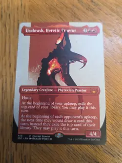 1x Urabrask, Heretic Praetor - Foil - Concept Praetor Light Play MTG Magic - Kid - Image 1