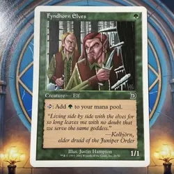 Fyndhorn Elves 26/50 Deckmasters MTG Magic The Gathering Green - Image 1