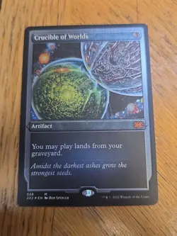 Foil Etched Crucible of Worlds Mythic Foil - Image 1