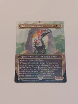 Gishath, Sun's Avatar (Borderless) [The Lost Caverns of Ixalan] Near Mint - Image 1