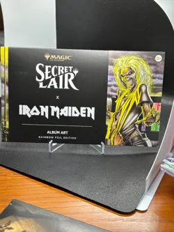MTG Secret Lair x Iron Maiden: Album Art - Rainbow FOIL Edition (Sealed) Nice - Image 1