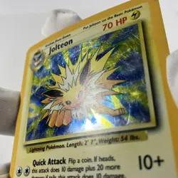 Pokemon TCG Jolteon Jungle Set No Set Symbol Misprint Holo 4/64 - Image 5