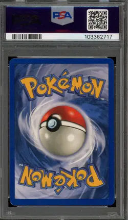 Pokemon Hitmonchan Base Set Unlimited Holo Rare #7 PSA 8 - Image 2