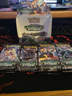 21 Factory Sealed Packs & Booster Box Pokemon Celestial Storm - Image 2
