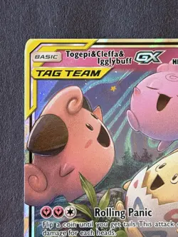 2019 Pokemon S&M Togepi & Cleffa & Igglybuff GX 143/236 Cosmic Eclipse - Image 3