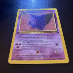 GENGAR Fossil POKEMON 1st Edition Non Holo 2000 20/62 *Free Shipping* HVY PLYD - Image 4