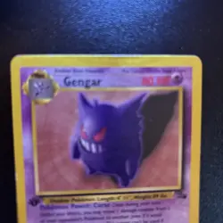 GENGAR Fossil POKEMON 1st Edition Non Holo 2000 20/62 *Free Shipping* HVY PLYD - Image 5