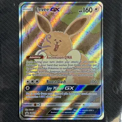 Eevee GX SM233 Sun and Moon Promo English Pokemon Black Star Promo TCG CCG - Image 1