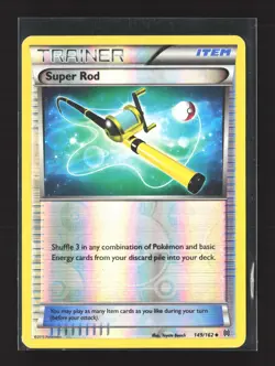 Pokemon XY - BREAKthrough #149/162 Reverse Holo Super Rod - Image 1