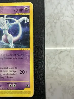 Pokemon TCG Mewtwo Non Holo Rare Expedition 56/165 Vintage - Image 5