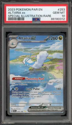 Pokemon Altaria ex Paradox Rift Special Illustration Rare #253 PSA 10 Gem Mint - Image 1