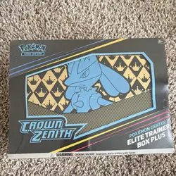 Pokemon TCG Crown Zenith Elite Trainer Box Plus Pokemon Center ETB Sealed - Image 1