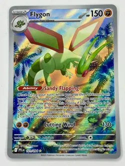 Pokemon TCG Flygon Full Art 101/094 Phantasmal Flames Mega Evolution Ultra Rare - Image 1