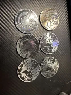 Small 27 Lot Of Pokemon Coins + 5 Pins TCG Pokemon Game - Image 4