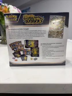 POKEMON TCG SCARLET VIOLET SURGING SPARKS ETB FACTORY SEALED BOX- Minor Tear - Image 3