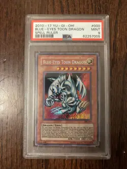 Yu-Gi-Oh! Spell Ruler #000 Blue Eyes Toon Dragon PSA 10 Gem (2010-2017) PSA 9 - Image 1