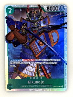 One Piece Kikunojo #EB04-012 SR Super Rare The Azure sea's Seven - Image 1