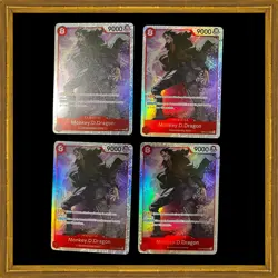 Monkey.D.Dragon x4 SR Play Set - One Piece 500 Years Future OP07-015 English - Image 1