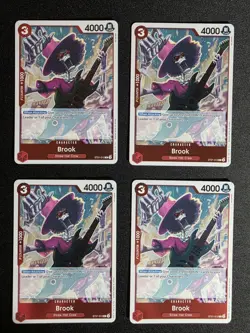 One Piece Brook (ST21-012/33) Starter Deck 21 EX Gear 5 NM FOIL x4 - Image 1
