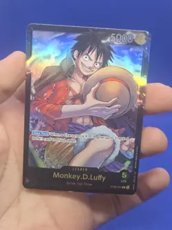 One Piece Starter Deck 8 Monkey D Luffy ST08-001 Alternate Alt Art Leader NM - Image 2