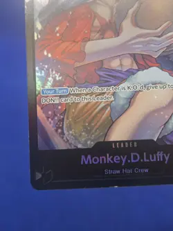 One Piece Starter Deck 8 Monkey D Luffy ST08-001 Alternate Alt Art Leader NM - Image 5