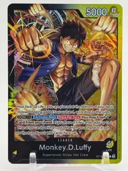 Monkey.D.Luffy (003) ST13-003 Ultra Deck: The Three Brothers Foil - Image 1