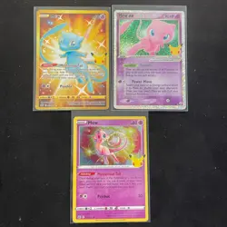 Pokemon TCG Celebrations Mew 25/25 Gold Full Art Holo Card Lot NM - Image 1