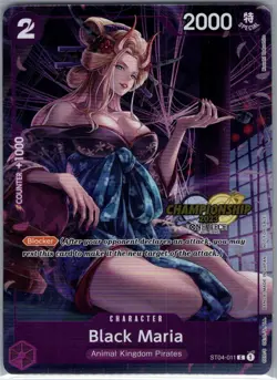 Black Maria (CS 2023 Celebration Pack) ST04-011 English - One Piece Card - NM - Image 1