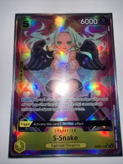 S-Snake OP08-112 SR Alt Art Two Legends ONE PIECE Card Game NM English - Image 1
